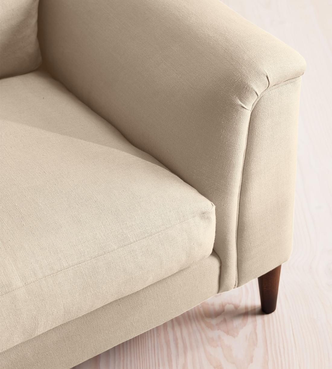 Reya Chaise-end Sofa - Linen - Bisque - Images - Image 5