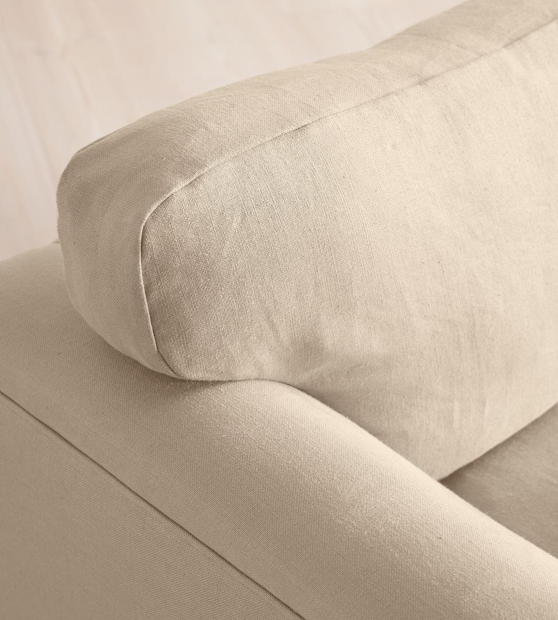 Reya Chaise-end Sofa - Linen - Bisque - US - Images - Image 5