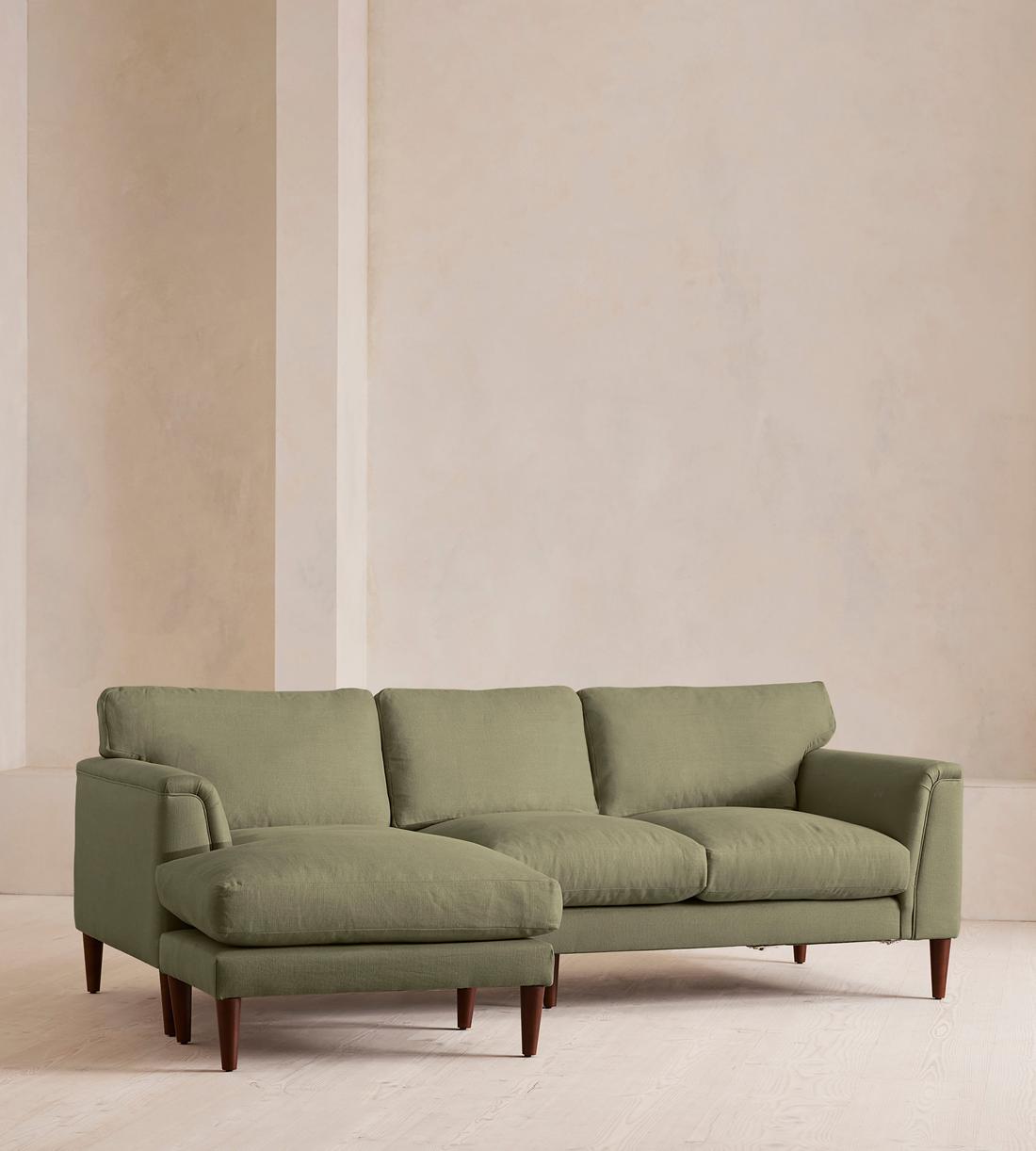 Reya Chaise-end Sofa - Linen - Sage - Listing - Image 3