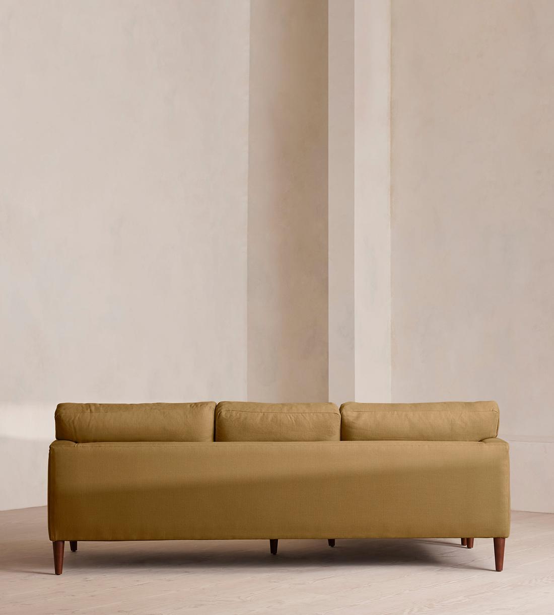 Reya Chaise-end Sofa - Linen - Ochre - US - Images - Image 4