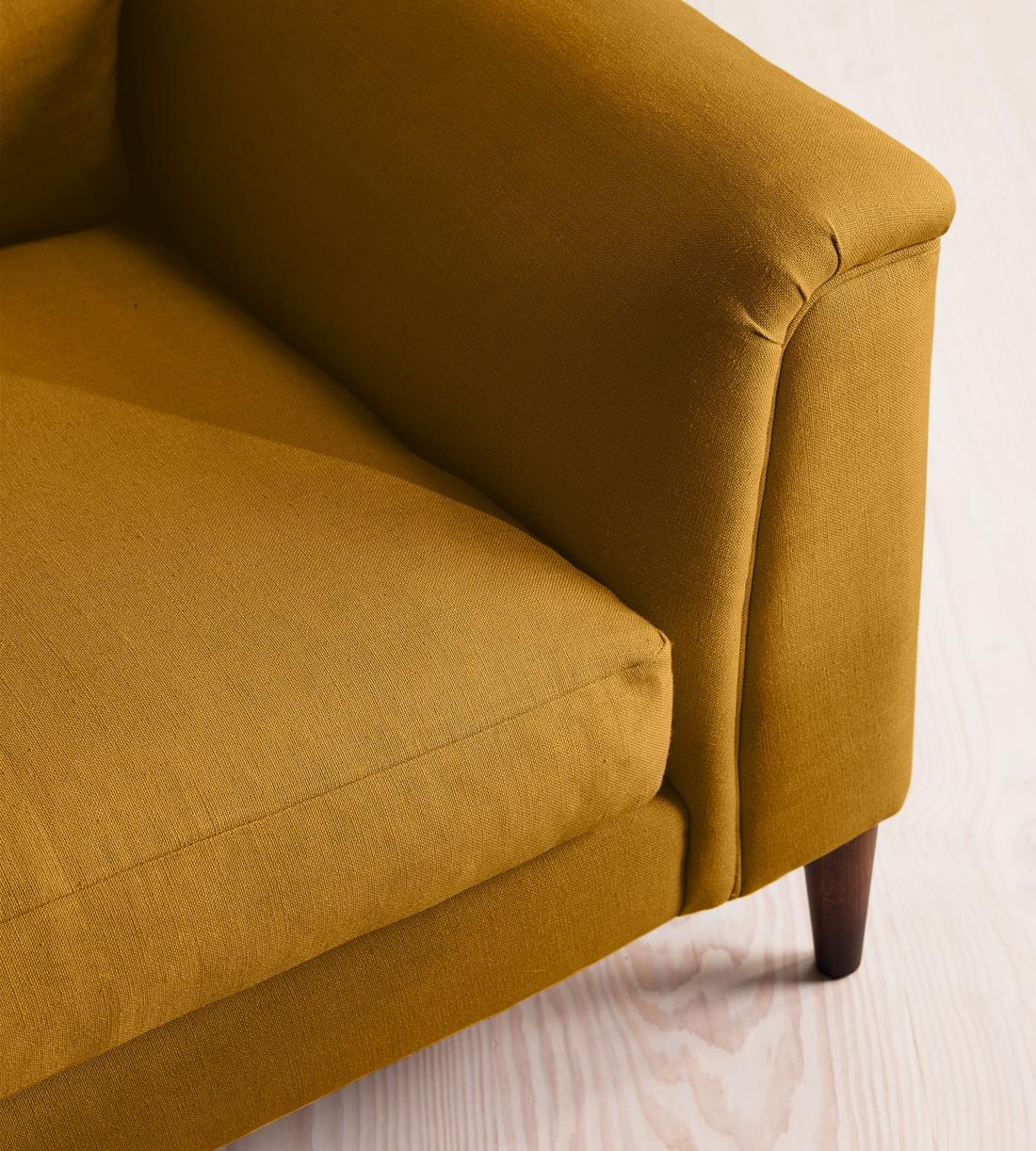 Reya Chaise-End Sofa - Linen - Turmeric - US - Images - Image 5