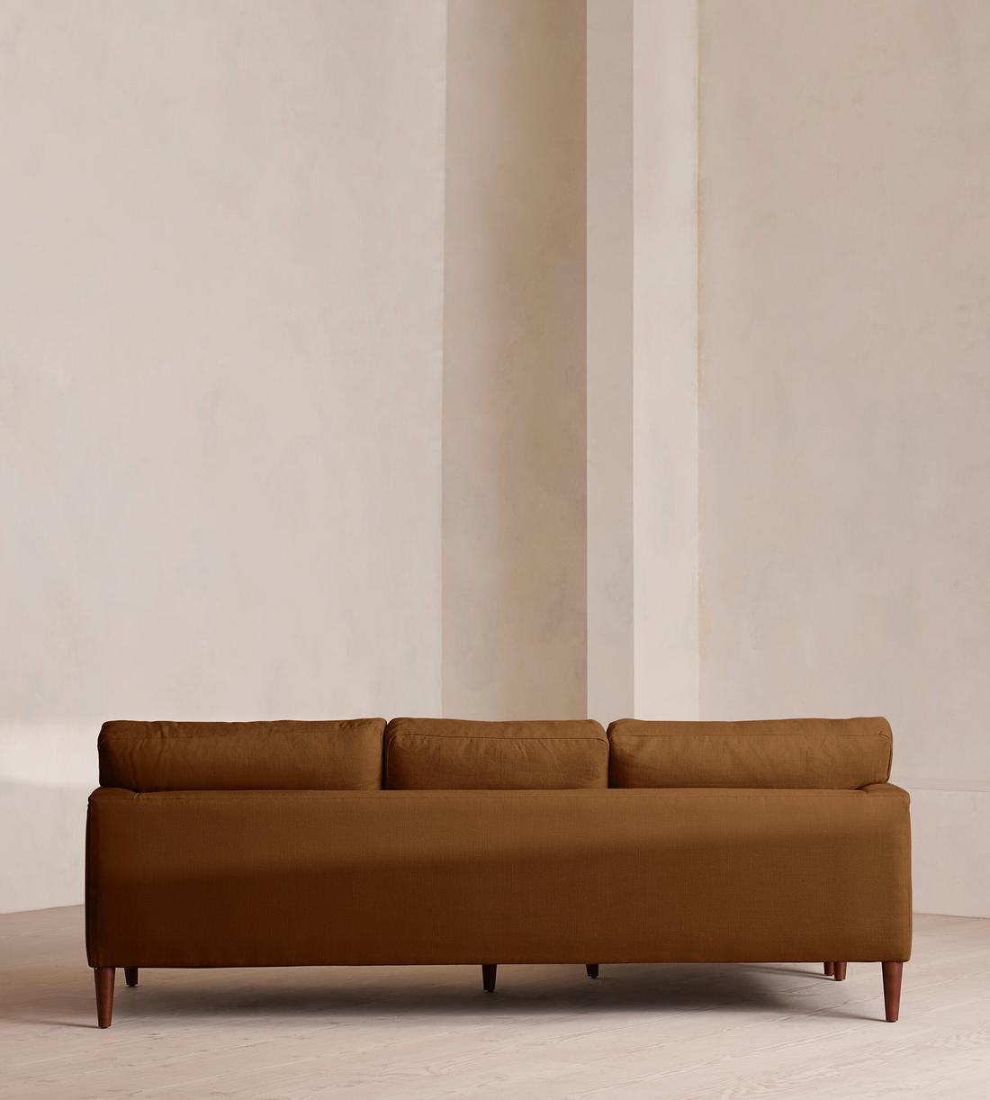 Reya Chaise-End Sofa - Linen - Terracotta - US - Images - Image 4
