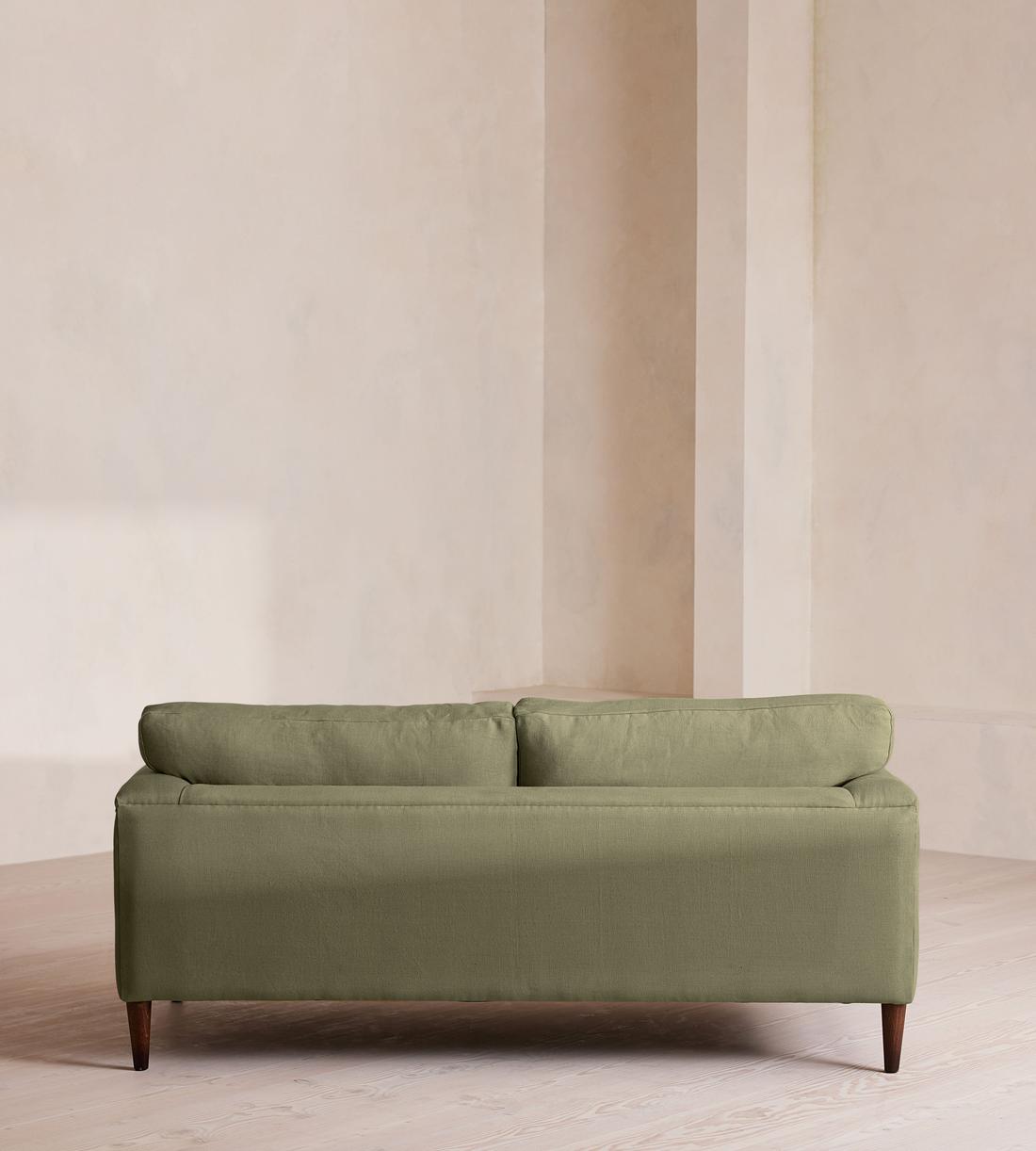 Reya Two Seater Sofa - Linen - Sage - US - Images - Image 4