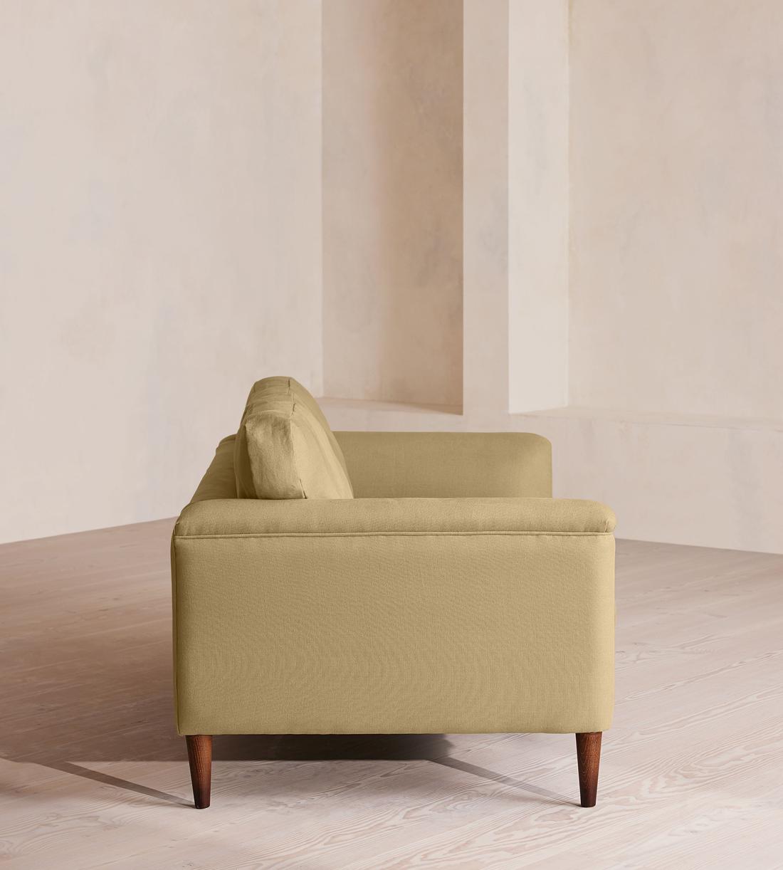 Reya Two Seater Sofa - Linen - Wheat - US - Images - Image 3