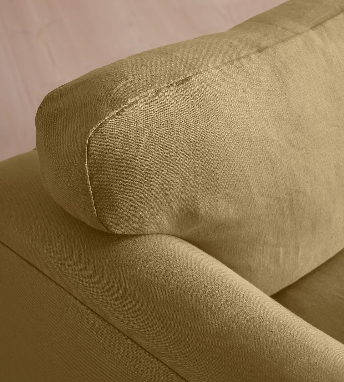 Reya Two Seater Sofa - Linen - Wheat - US - Images - Image 5