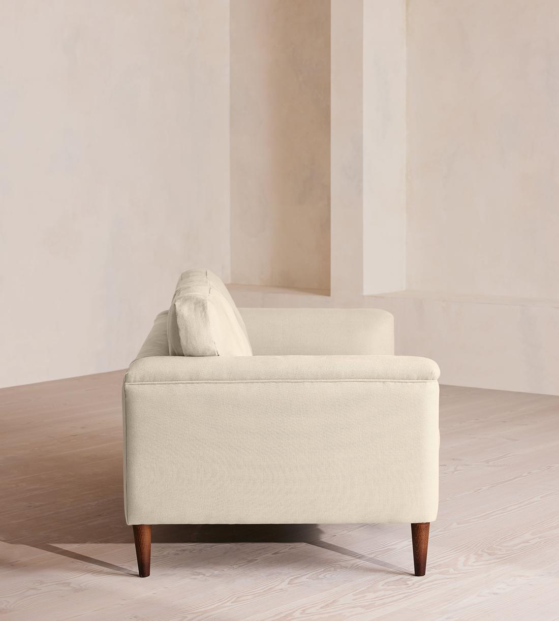 Reya Two Seater Sofa - Linen - Bisque - US - Images - Image 3