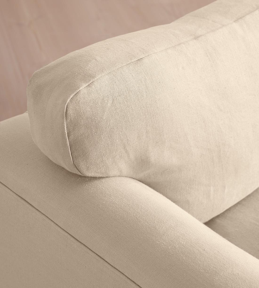 Reya Two Seater Sofa - Linen - Bisque - US - Images - Image 5