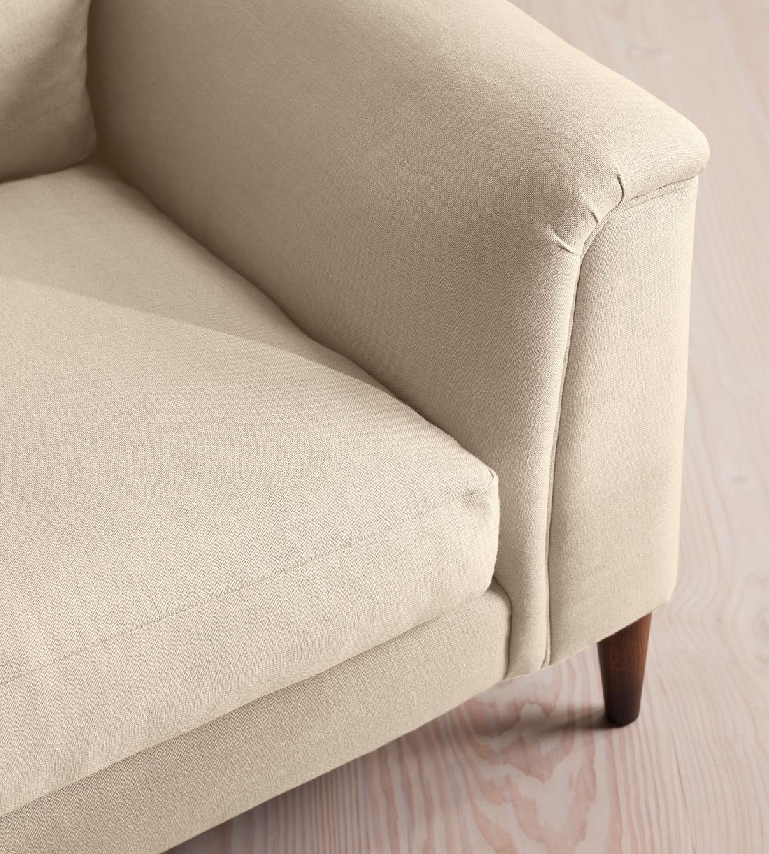 Reya Two Seater Sofa - Linen - Bisque - US - Images - Image 6