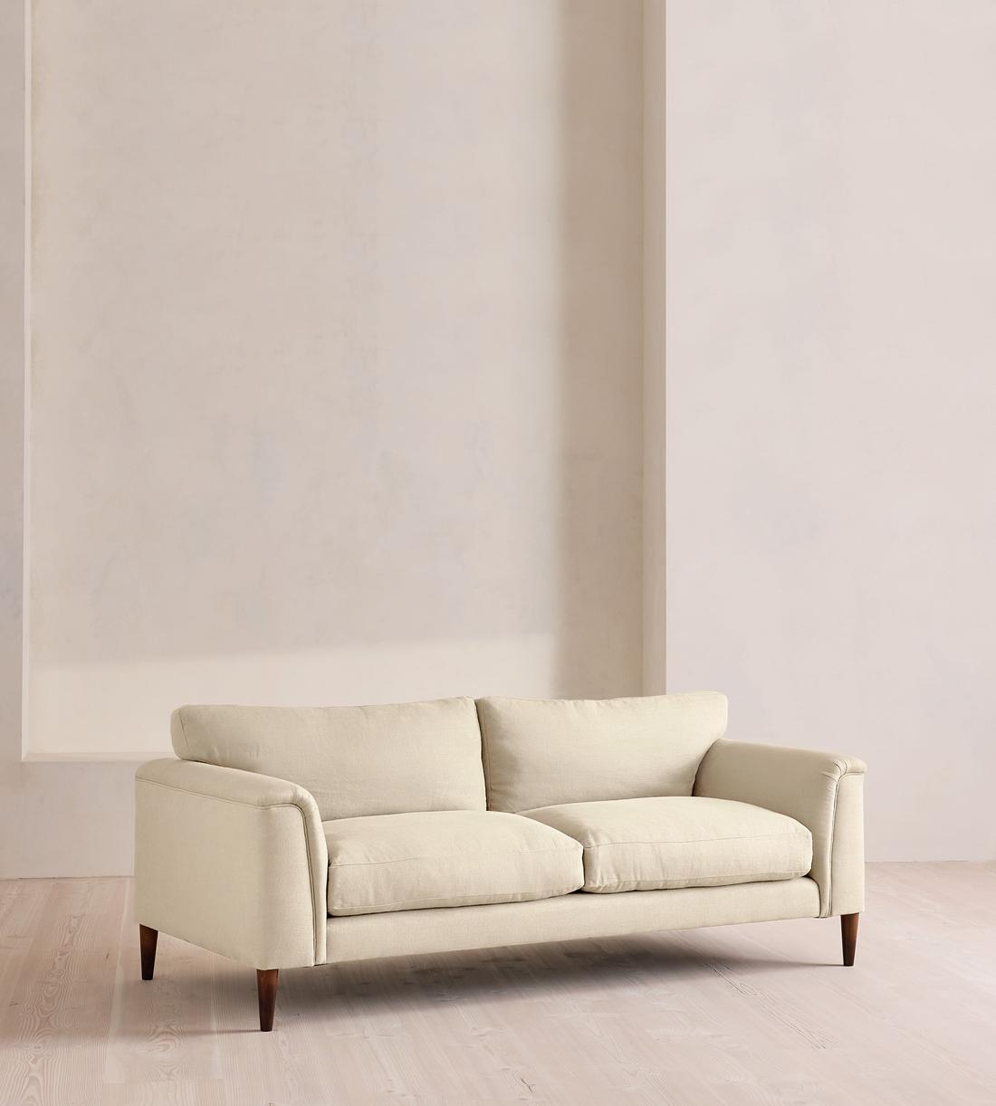 Reya Three Seater Sofa - Linen - Bisque - Listing - Image 2