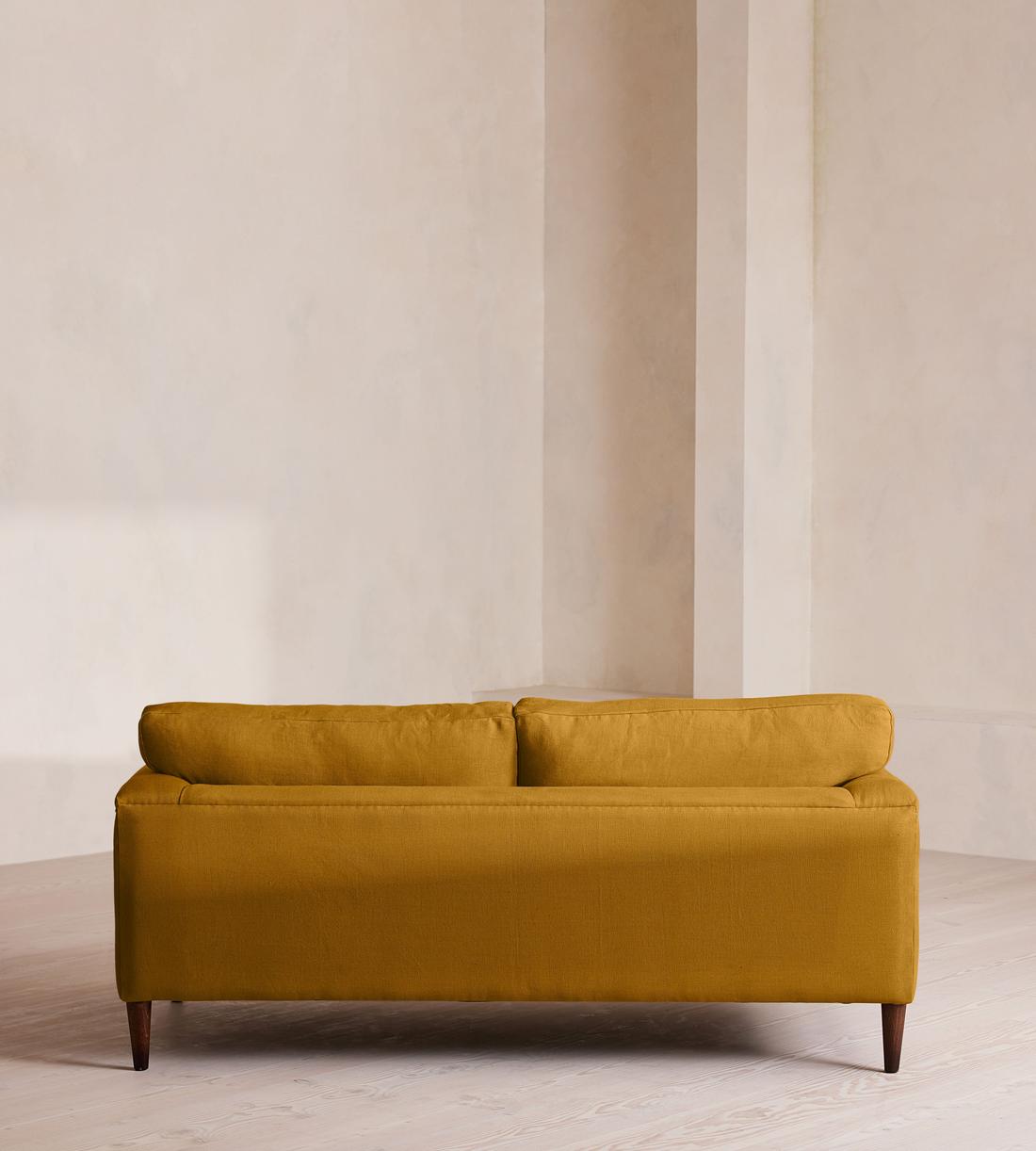 Reya Two Seater Sofa - Linen - Turmeric - US - Images - Image 4