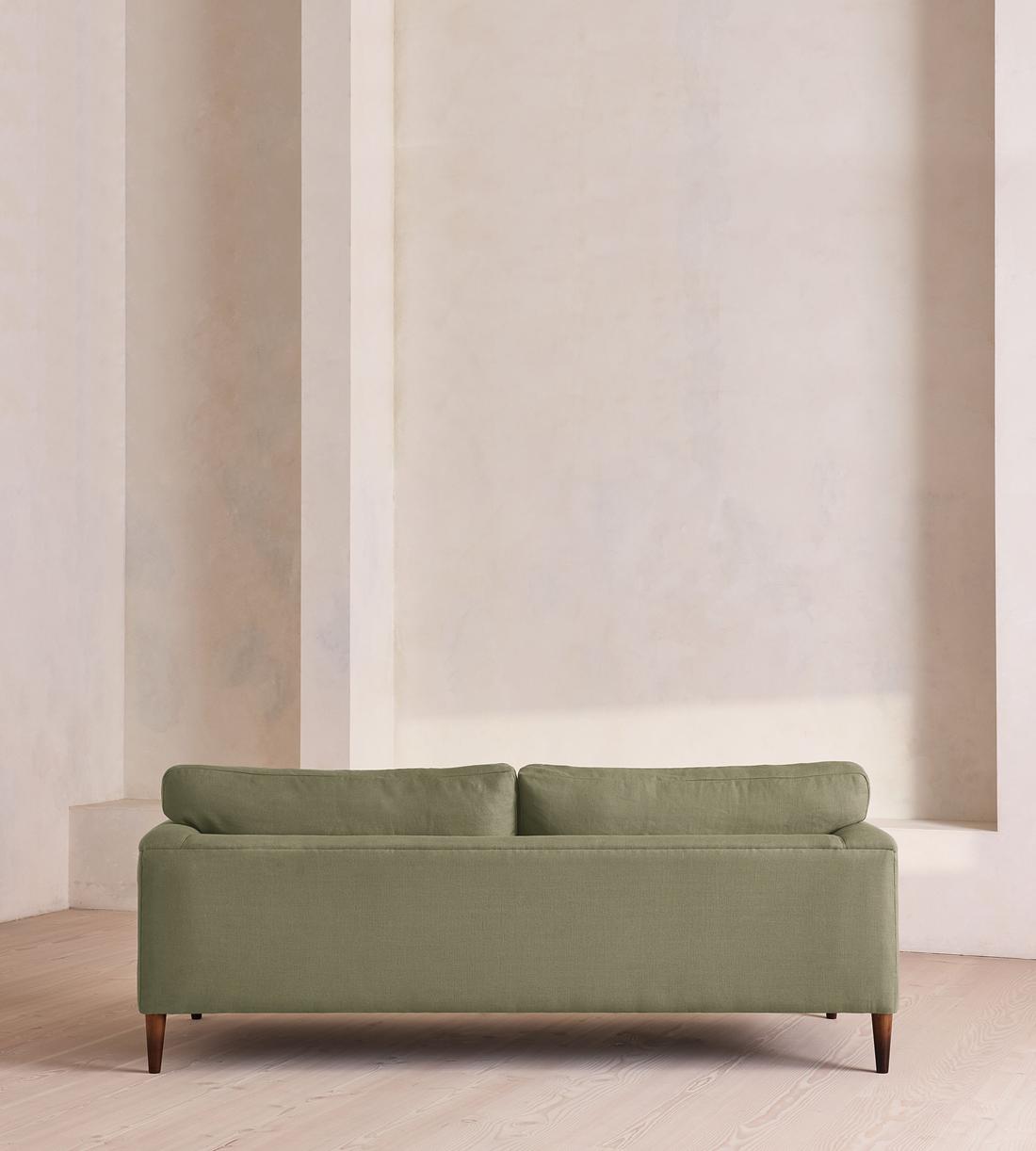 Reya Three Seater Sofa - Linen - Sage - US - Images - Image 5