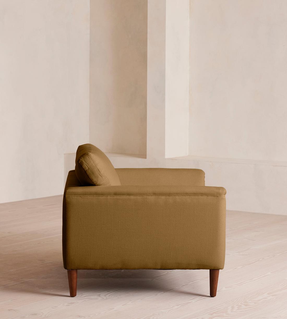 Reya Loveseat - Linen - Ochre - Images - Image 3