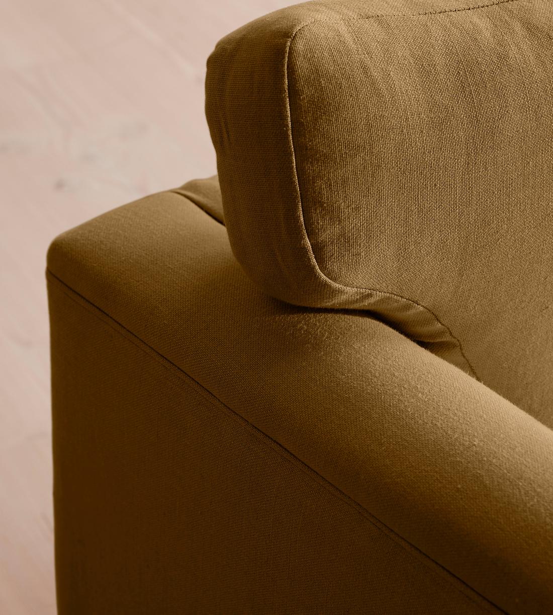 Reya Loveseat - Linen - Ochre - Images - Image 7