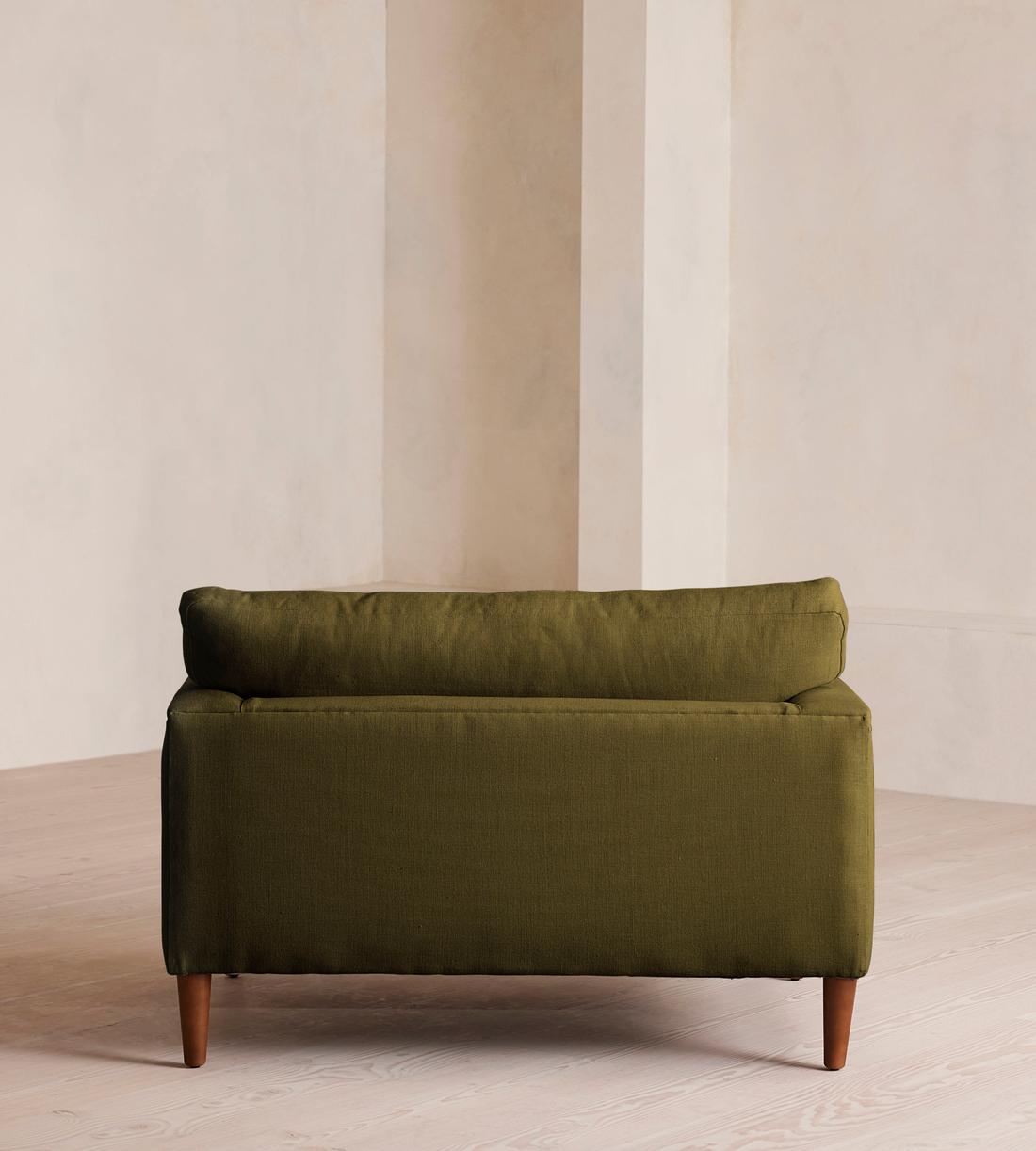 Reya Loveseat - Linen - Olive - US - Images - Image 4