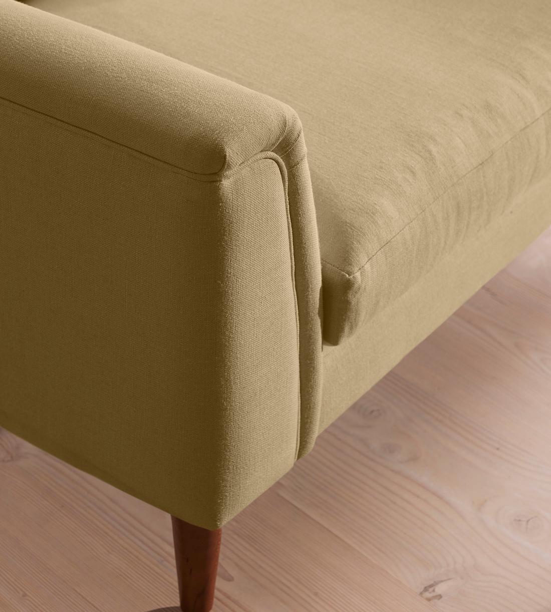 Reya Loveseat - Linen - Wheat - Images - Image 6