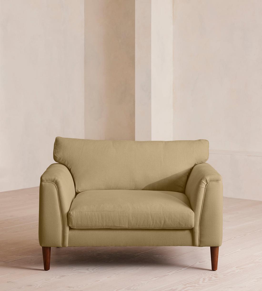 Reya Loveseat - Linen - Wheat - US - Listing - Image 2