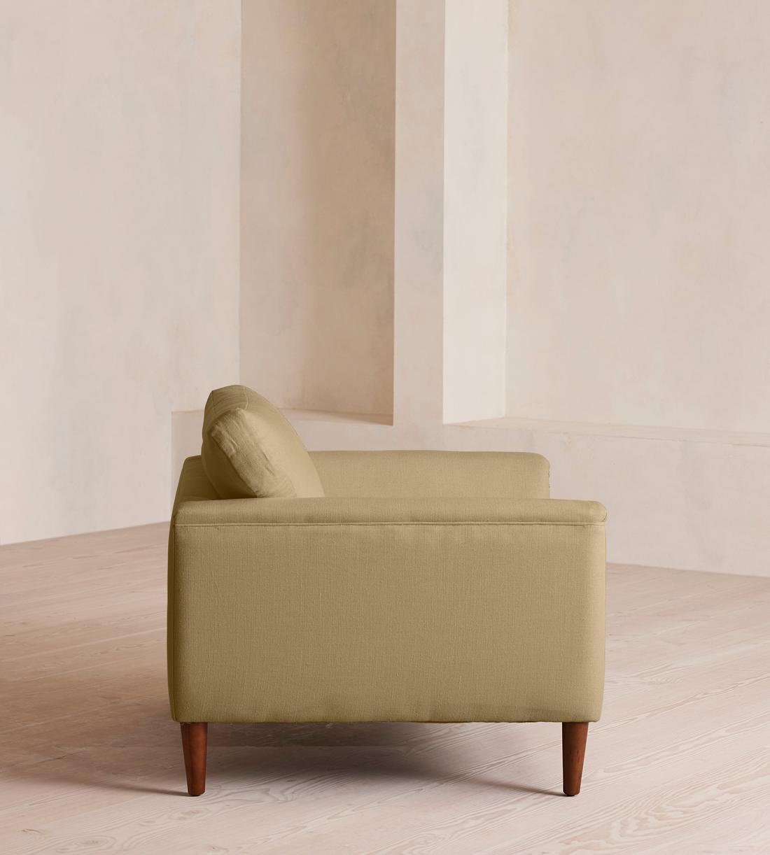 Reya Loveseat - Linen - Wheat - US - Images - Image 3