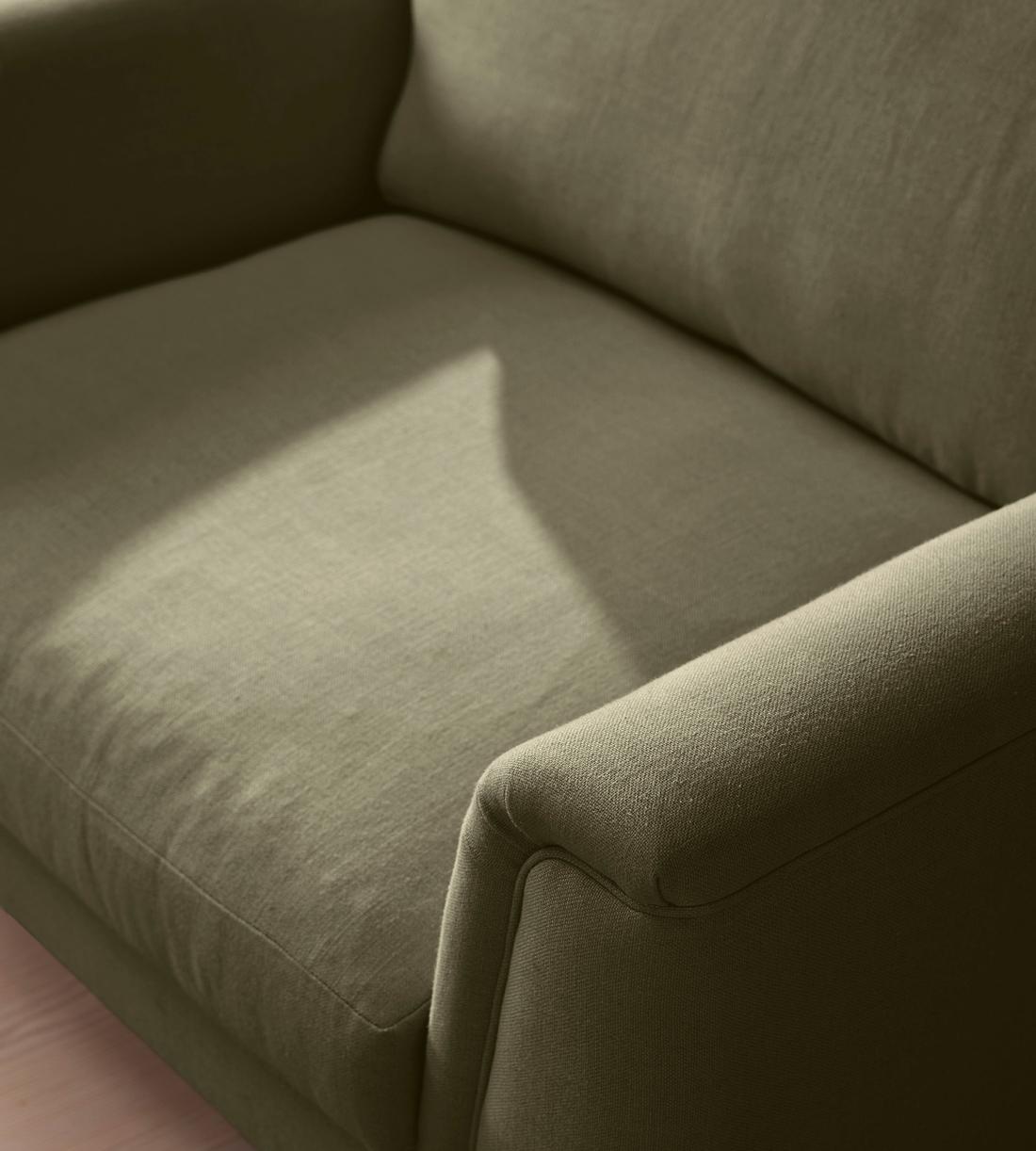 Reya Loveseat - Linen - Sage - Images - Image 5