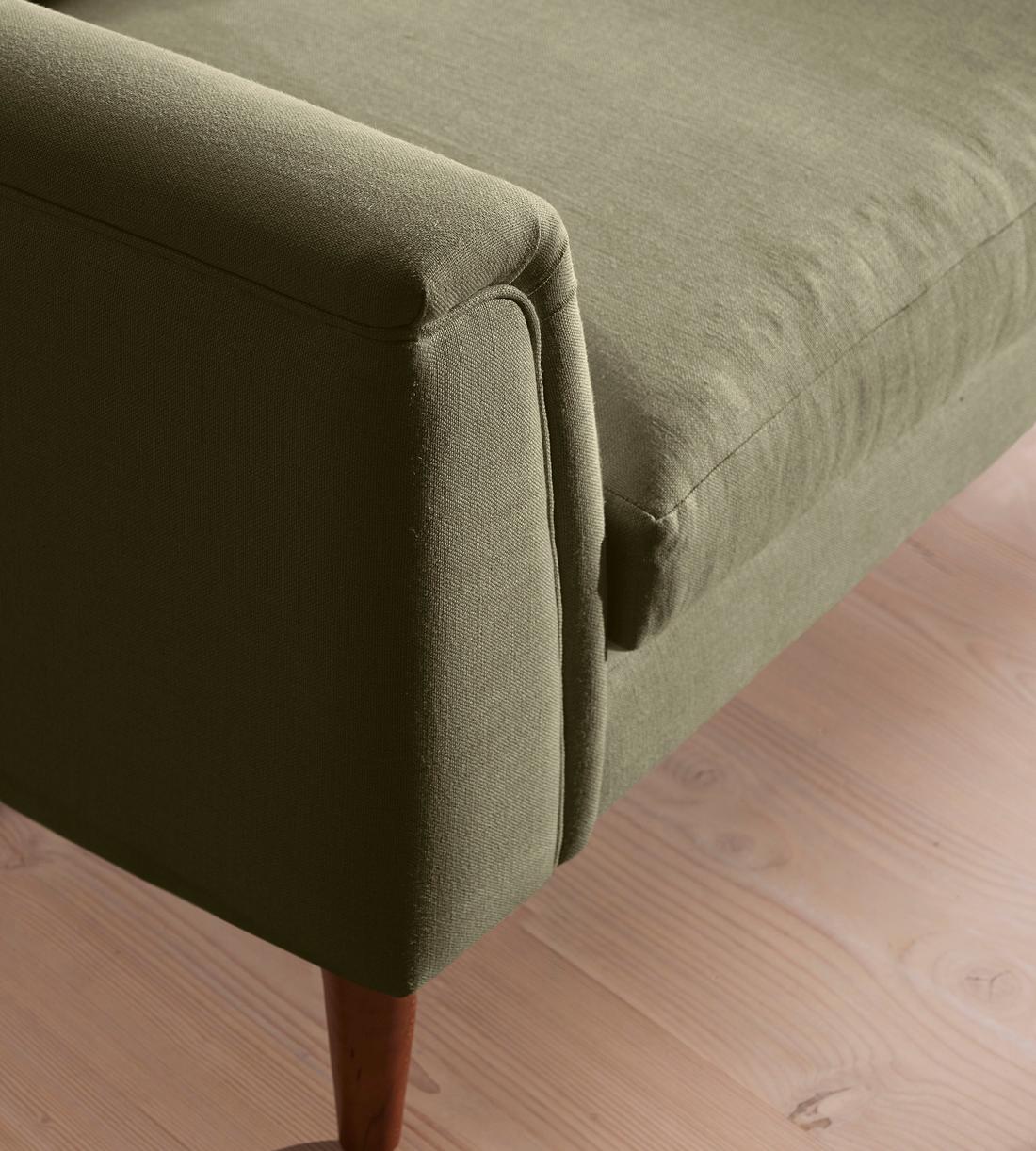 Reya Loveseat - Linen - Sage - Images - Image 6