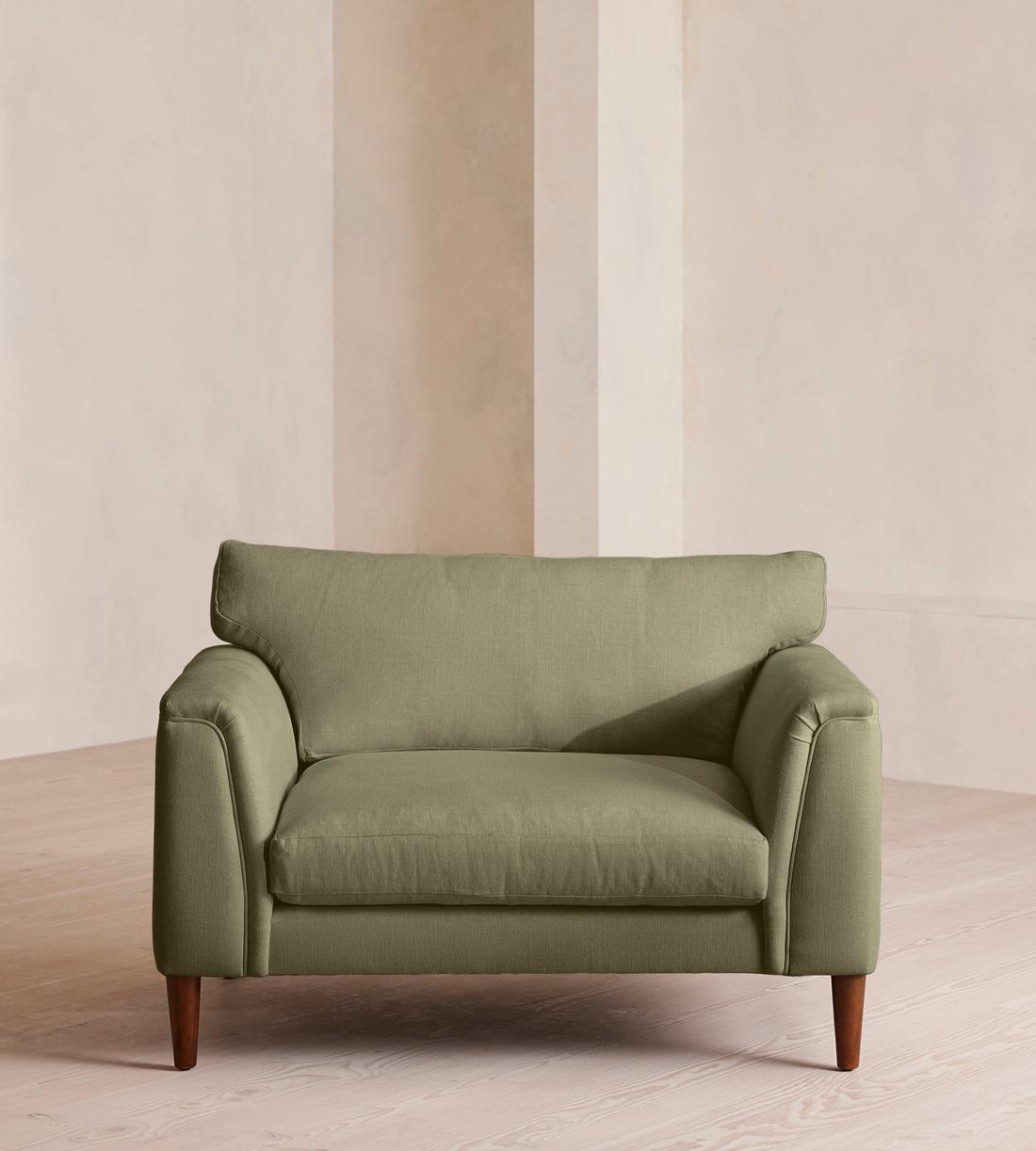 Reya Loveseat - Linen - Sage - US - Listing - Image 2