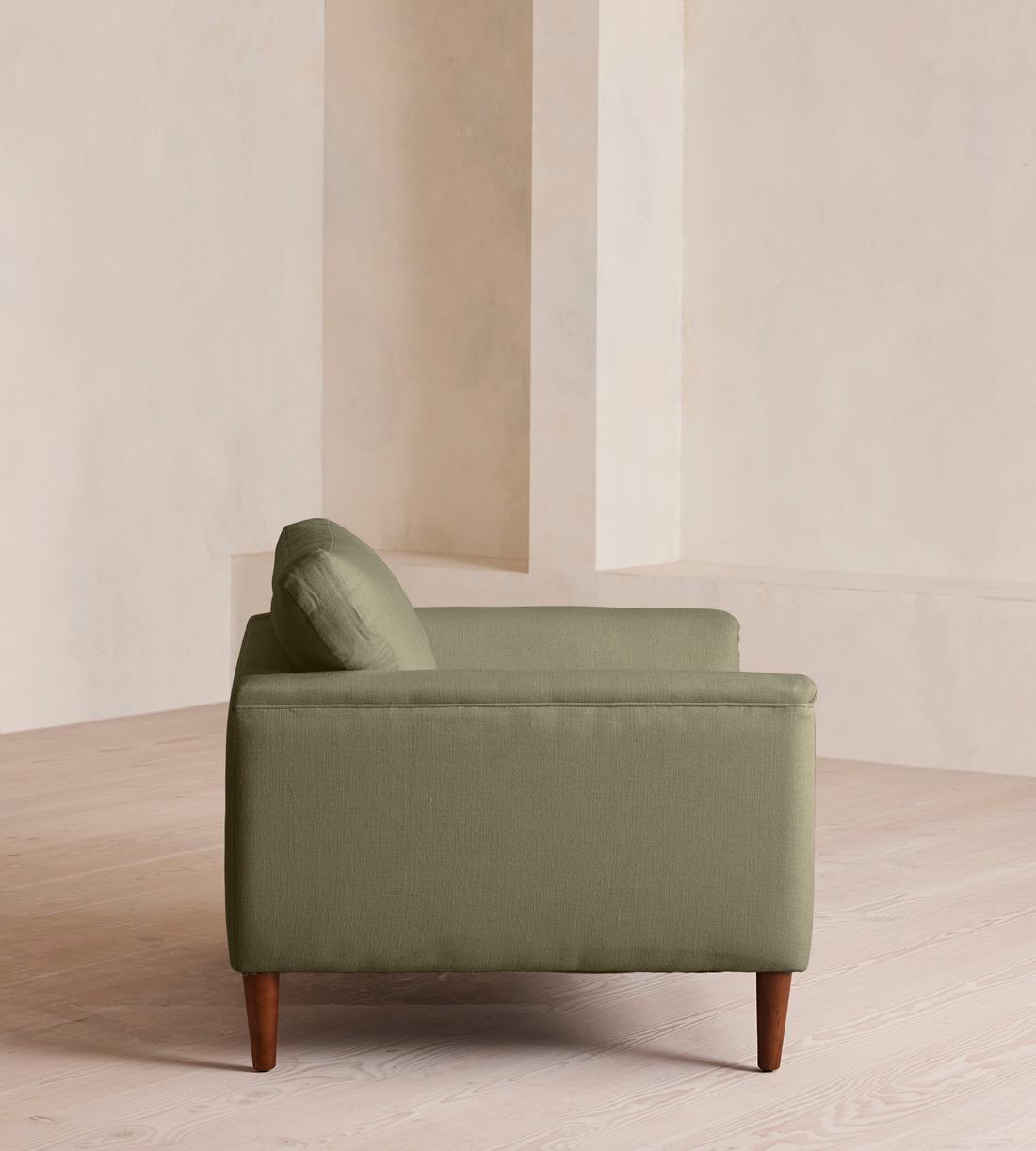 Reya Loveseat - Linen - Sage - US - Images - Image 3