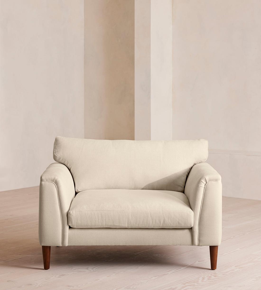 Reya Loveseat - Linen - Bisque - Listing - Image 2