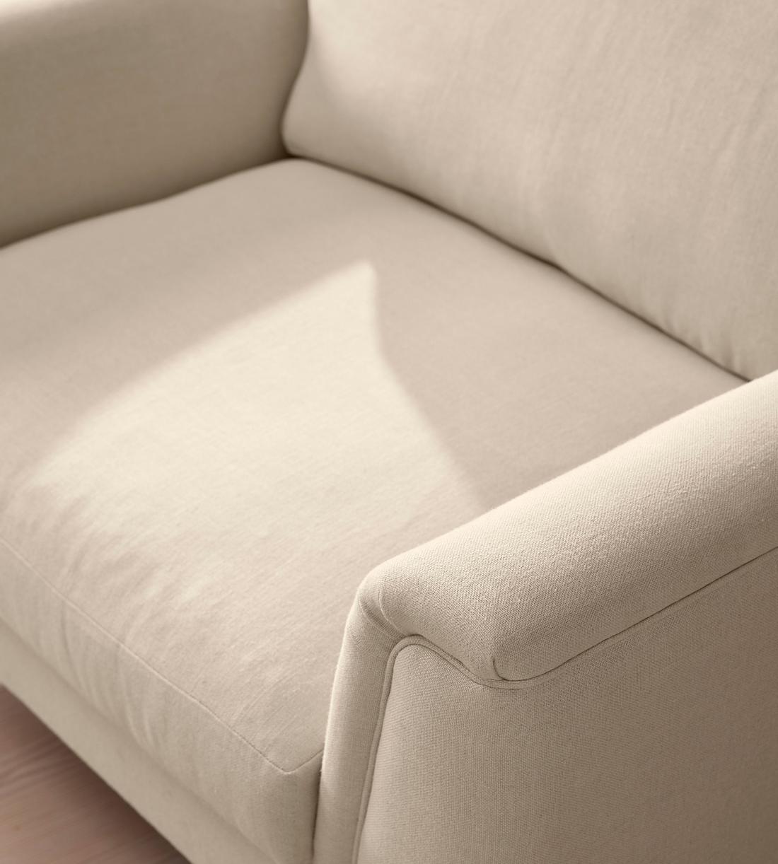 Reya Loveseat - Linen - Bisque - Images - Image 5