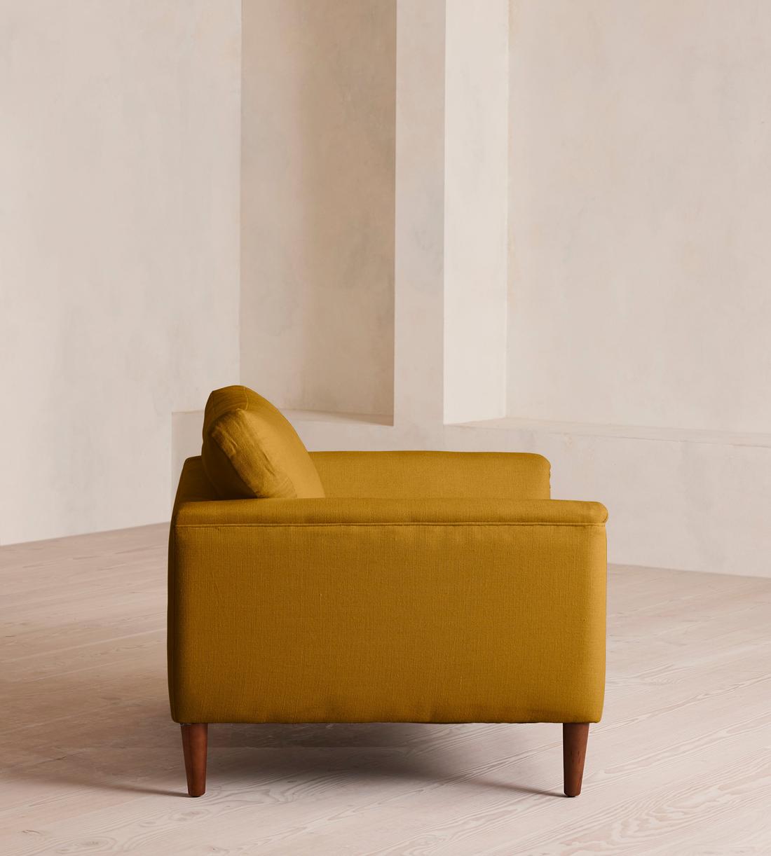 Reya Loveseat - Linen - Turmeric - UK - Images - Image 3