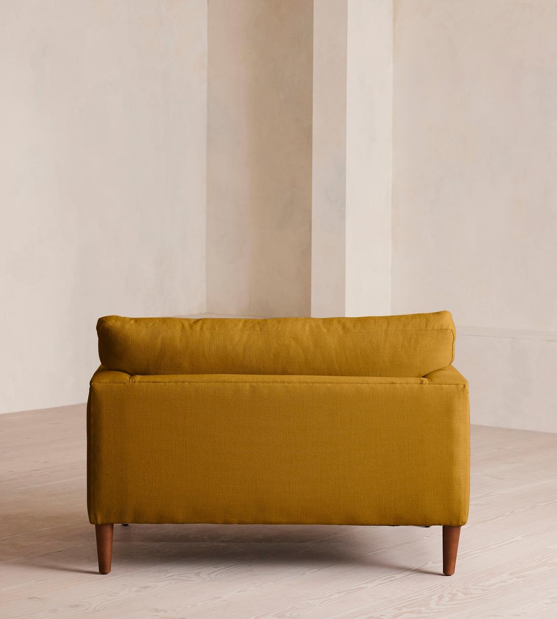 Reya Loveseat - Linen - Turmeric - US - Images - Image 4