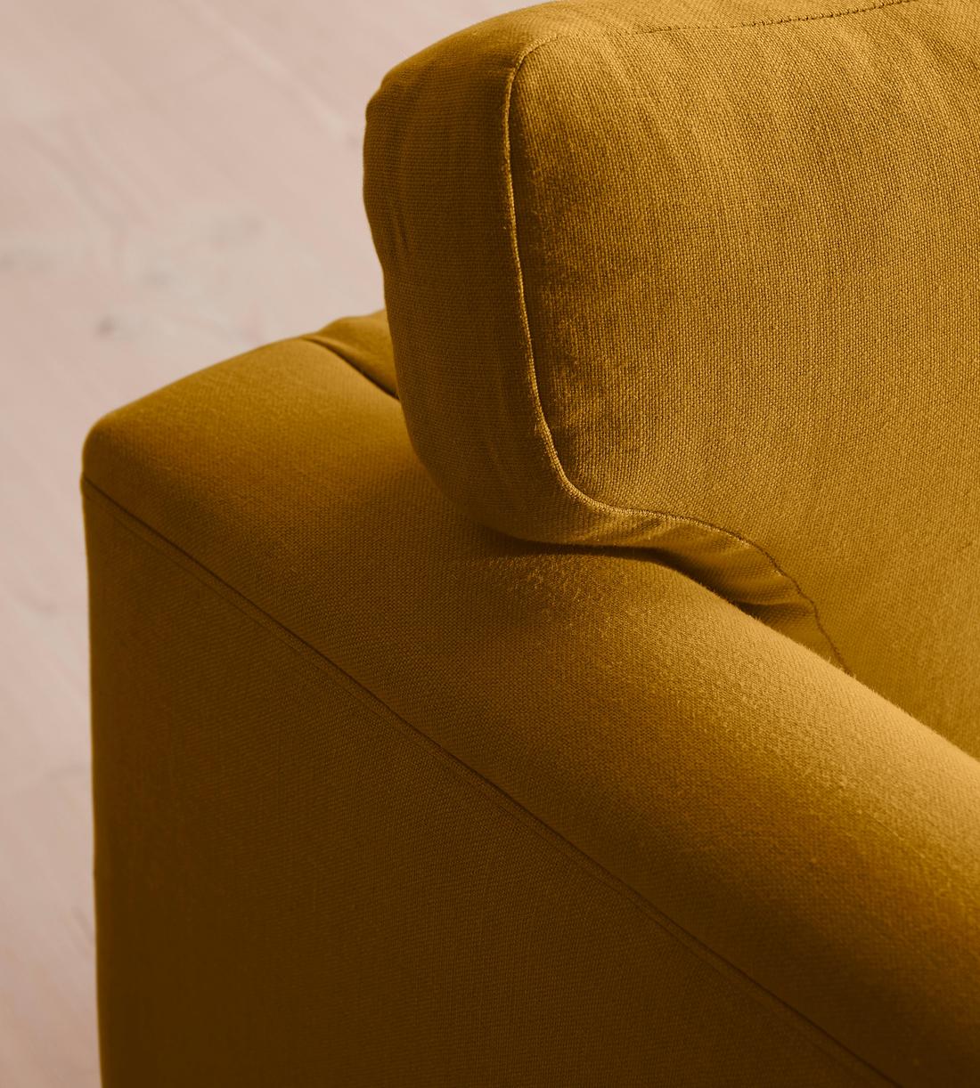 Reya Loveseat - Linen - Turmeric - US - Images - Image 7