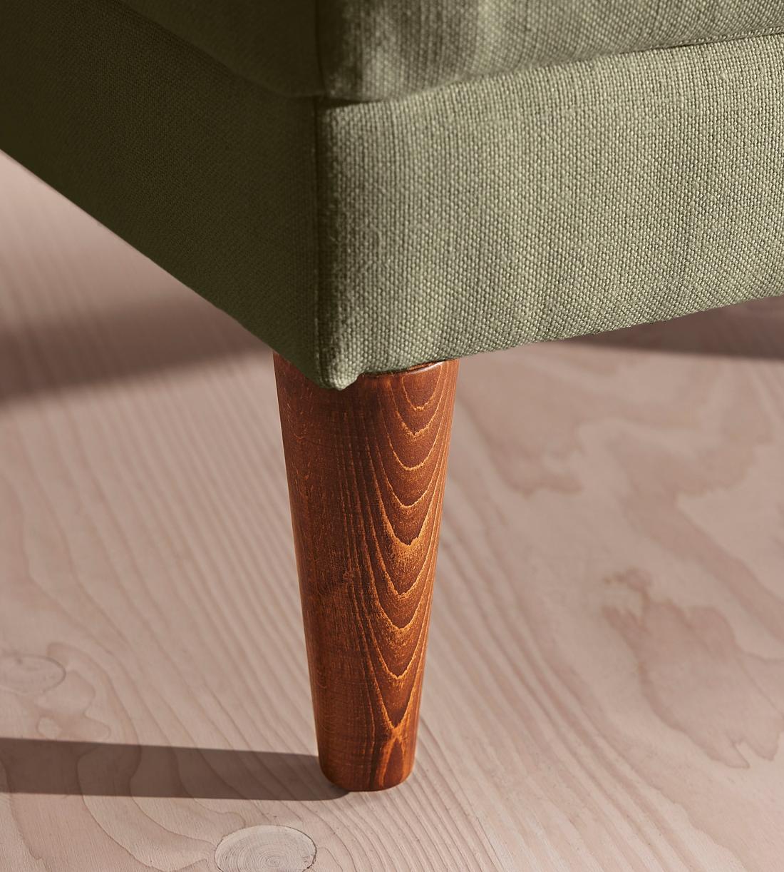 Reya Ottoman - Linen - Sage - Images - Image 4