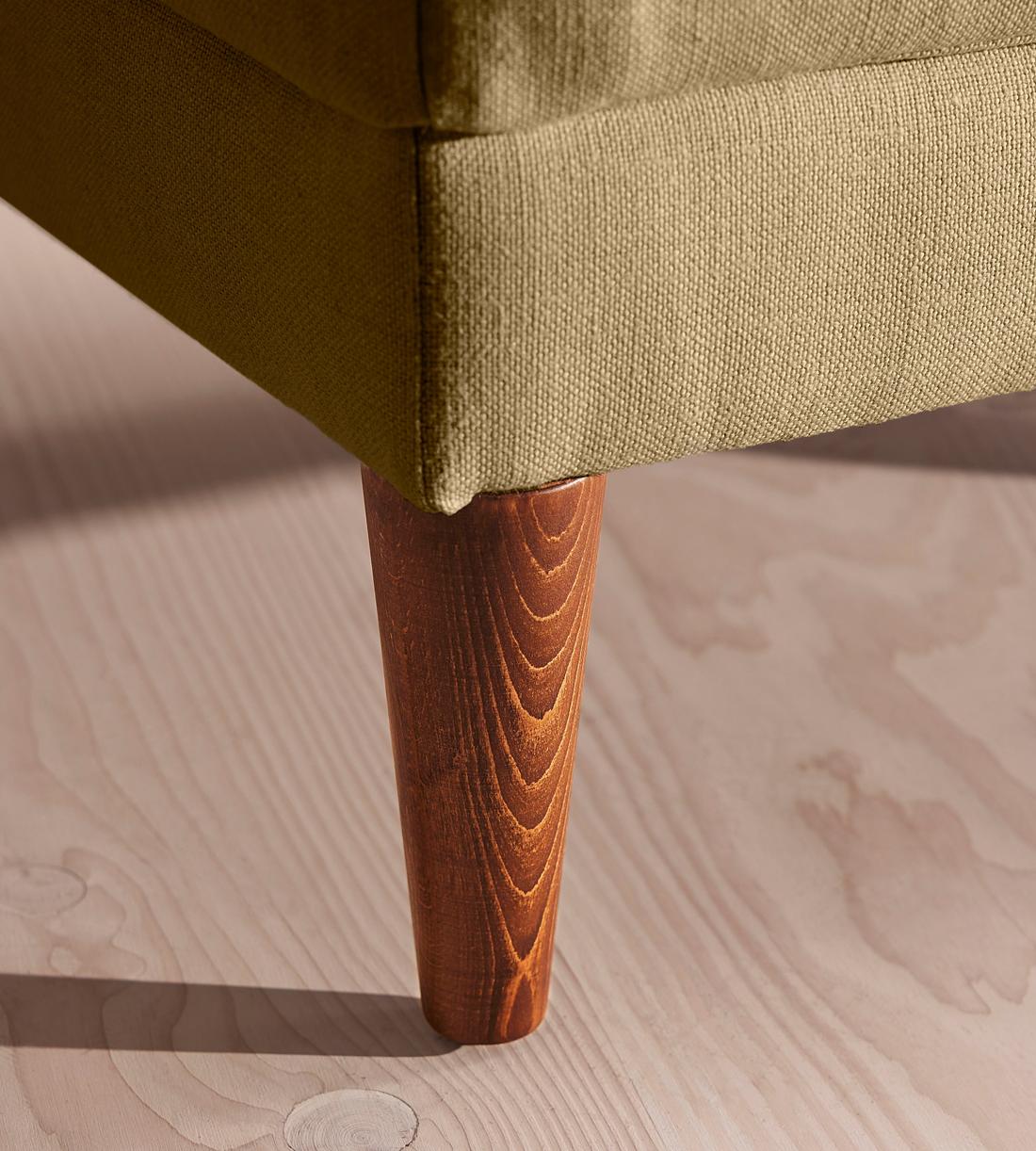 Reya Ottoman - Linen - Wheat - Images - Image 4