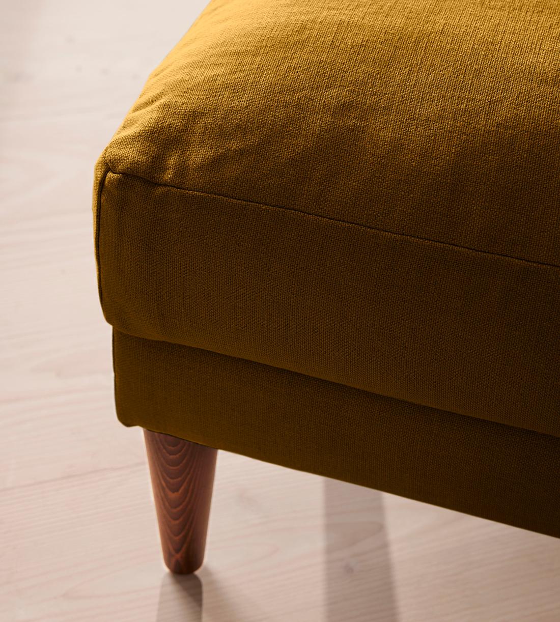 Reya Ottoman - Linen - Turmeric - US - Images - Image 3