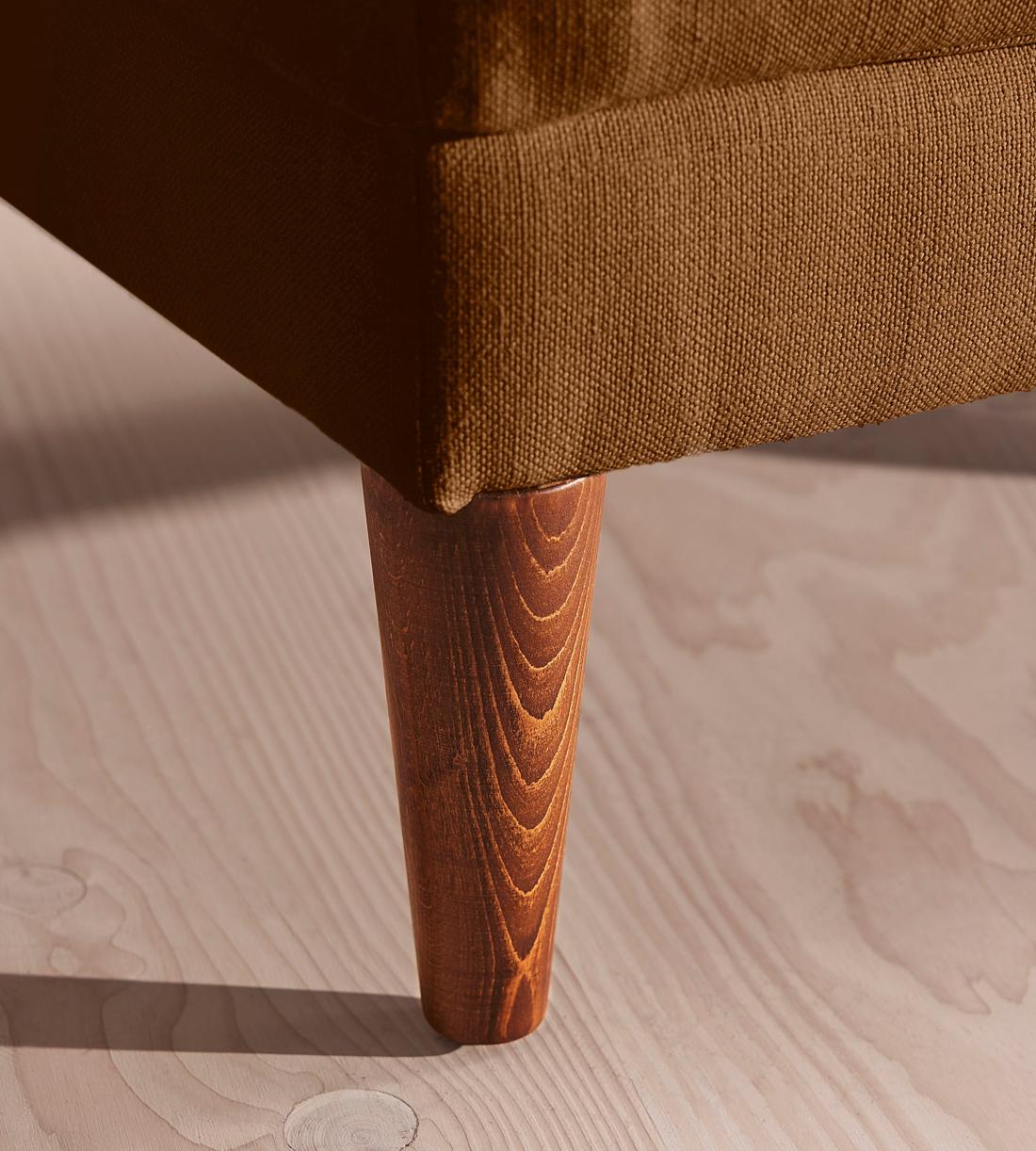 Reya Ottoman - Linen - Terracotta - US - Images - Image 4