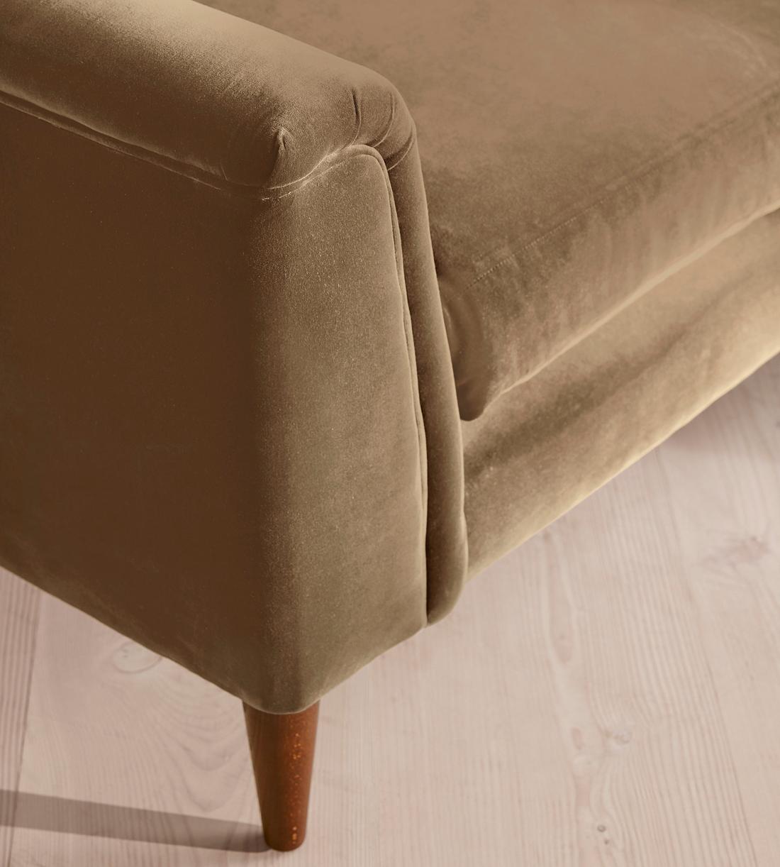 Reya Three Seater Sofa - Velvet - Truffle - US - Images - Image 6