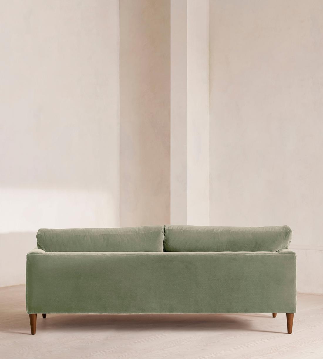 Reya Three Seater Sofa - Velvet - Seafoam - UK - Images - Image 4