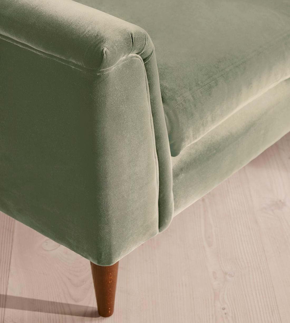 Reya Three Seater Sofa - Velvet - Seafoam - UK - Images - Image 6