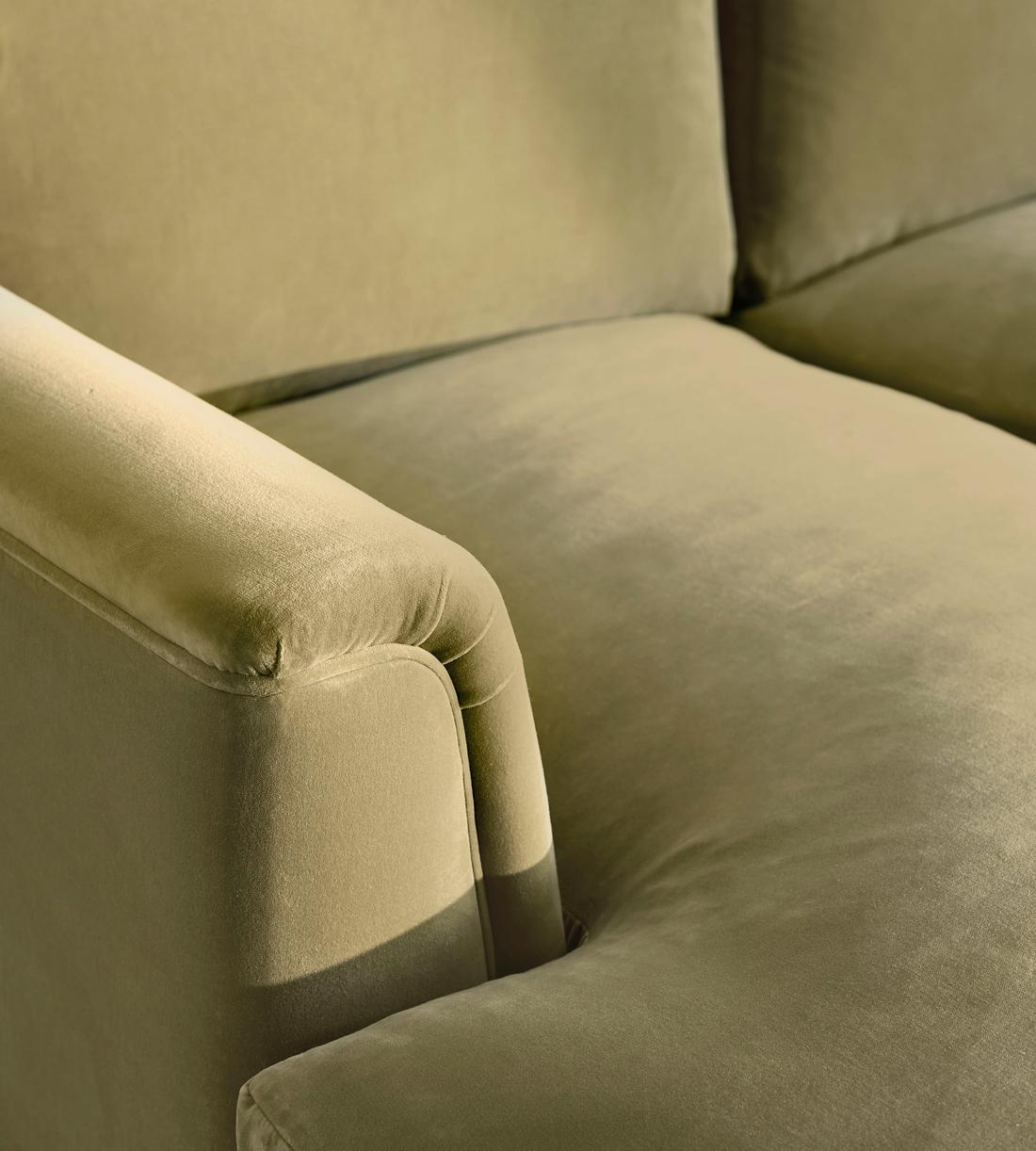 Reya Chaise-end Sofa - Velvet - Lichen - US - Images - Image 5