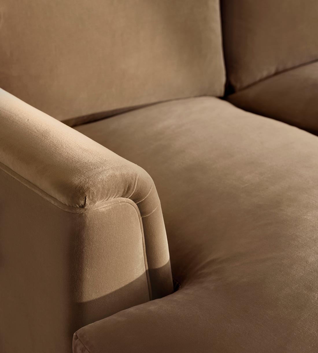 Reya Chaise-End Sofa - Velvet - Truffle - UK - Images - Image 5
