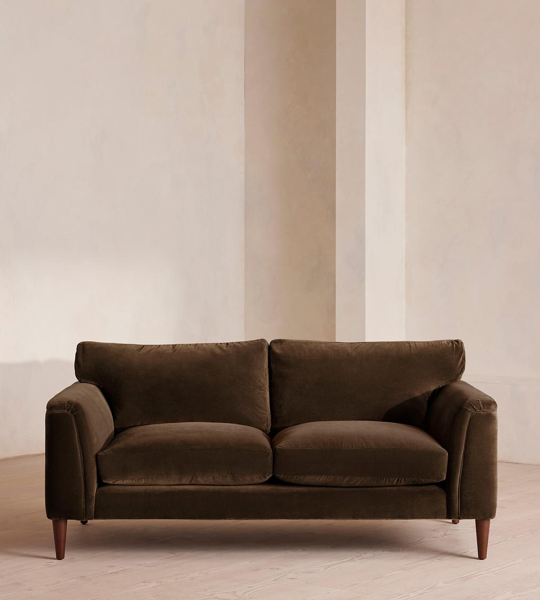 Reya Two Seater - Sofa - Velvet - Chocolate - Listing - Image 1