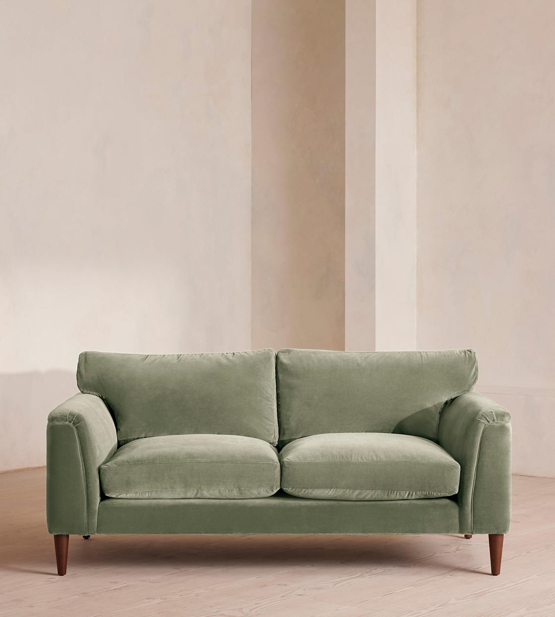 Reya Two Seater Sofa - Velvet - Seafoam - US - Listing - Image 1
