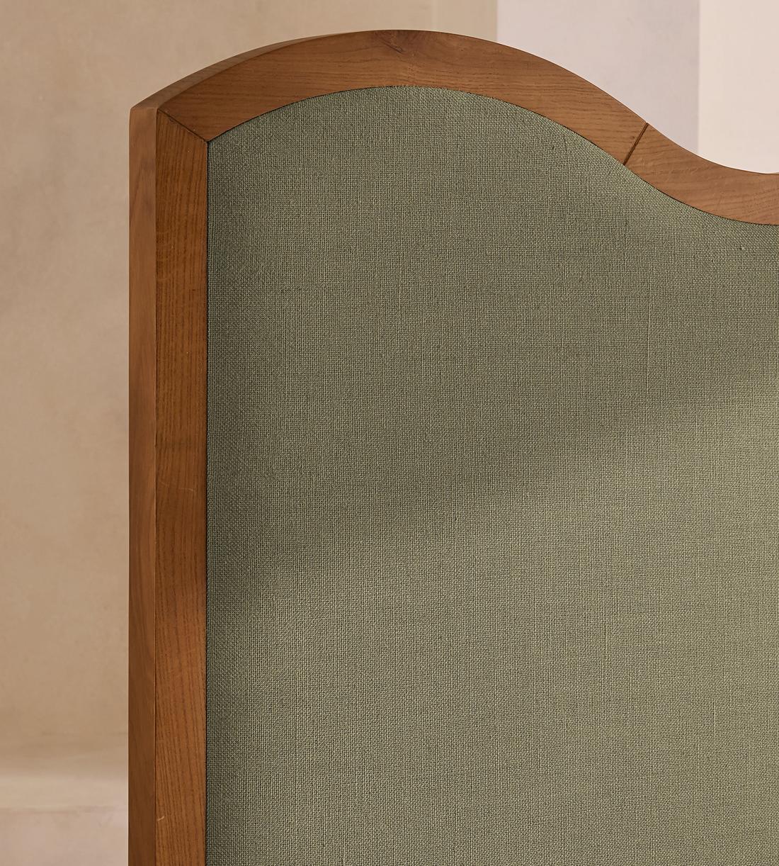 Aubrey Bed - King - Linen - Sage - Images - Image 5