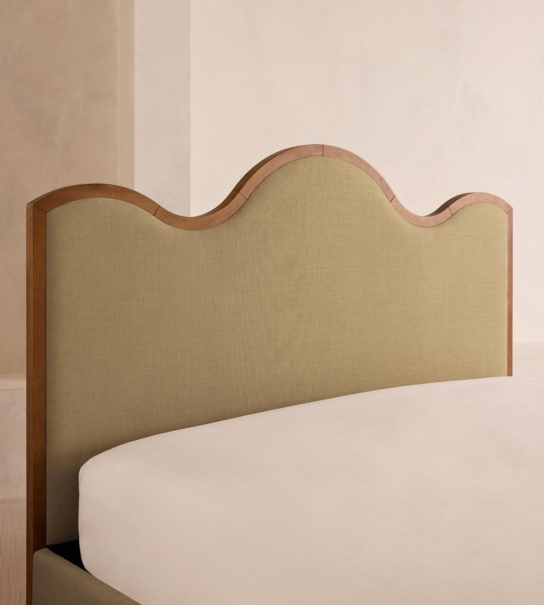 Aubrey Bed - Queen - Linen - Wheat - US - Images - Image 4