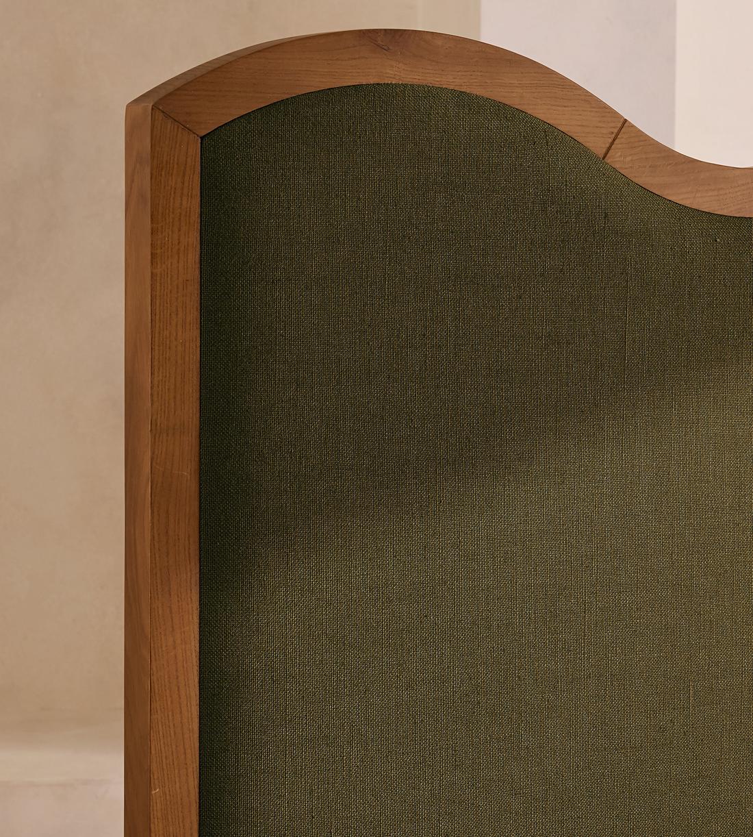 Aubrey Bed - Queen - Linen - Olive - US - Images - Image 3