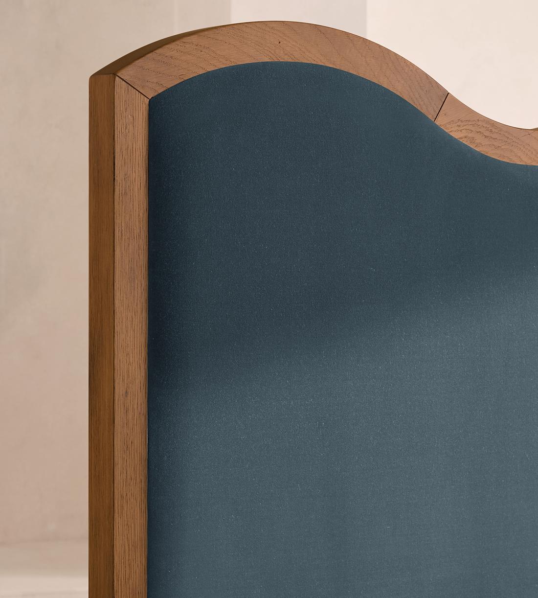 Aubrey Bed - Queen - Velvet - Grey Blue - US - Images - Image 4