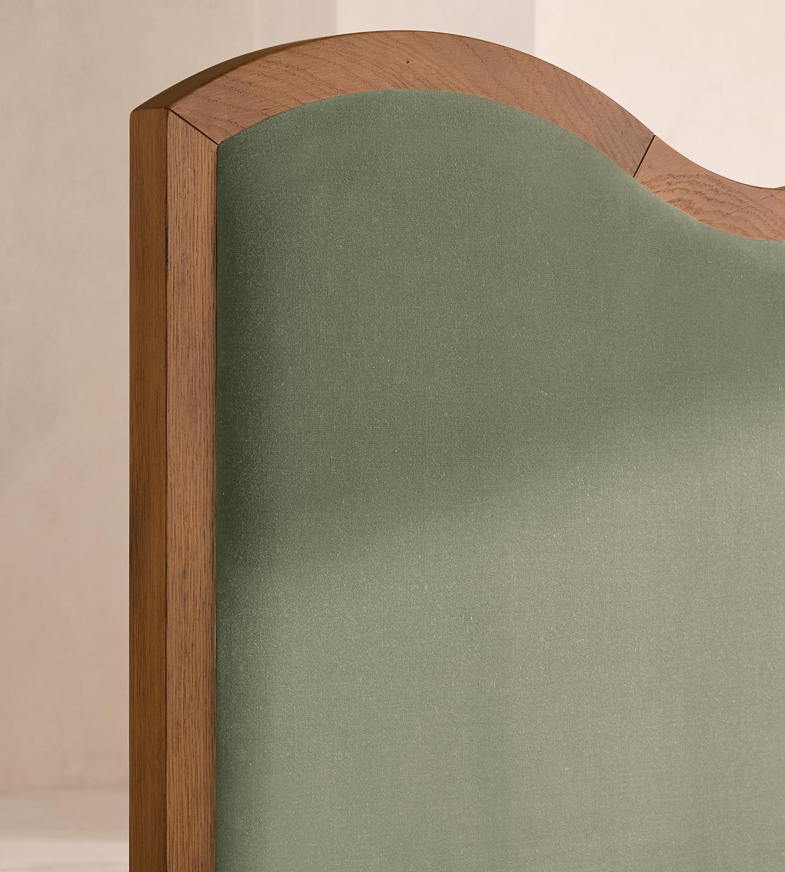 Aubrey Bed - Queen - Velvet - Seafoam - US - Images - Image 4