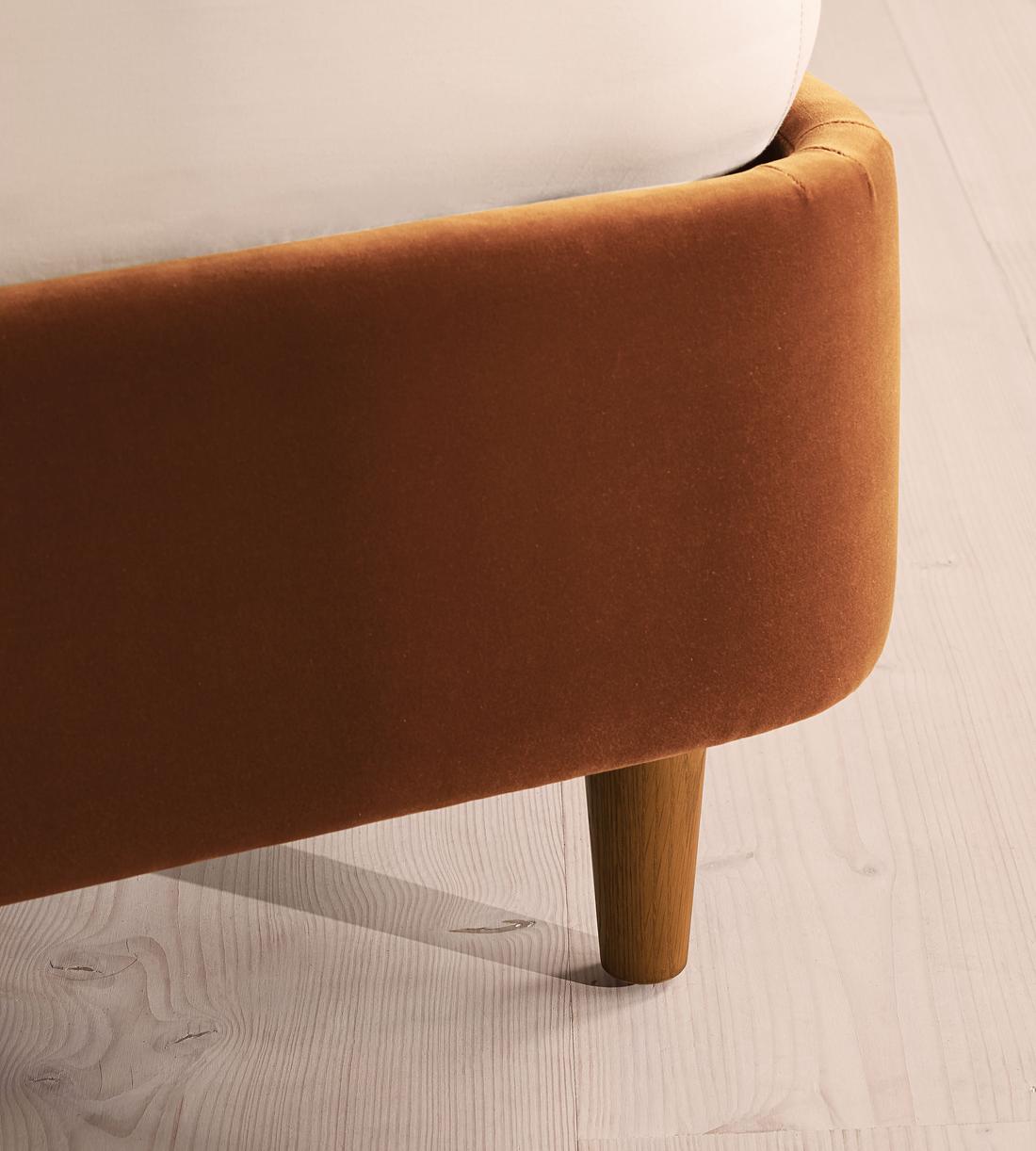 Aubrey Bed - King - Velvet - Cinnamon - UK - Images - Image 5