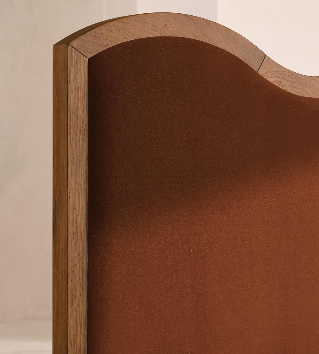 Aubrey Bed - Queen - Velvet - Cinnamon - US - Images - Image 4