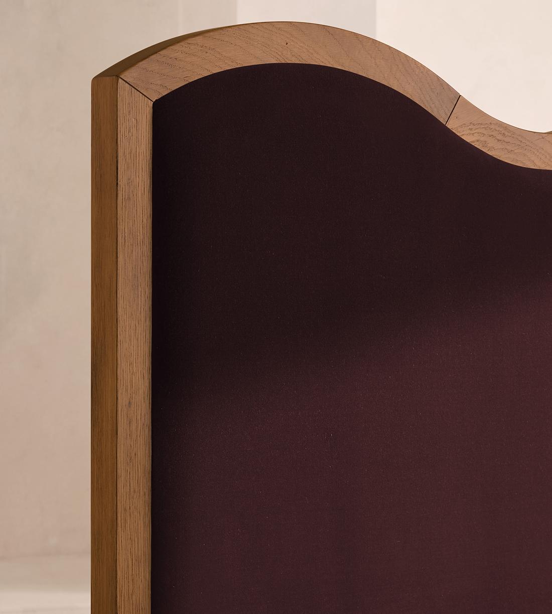 Aubrey Bed - King - Velvet - Aubergine - UK - Images - Image 4