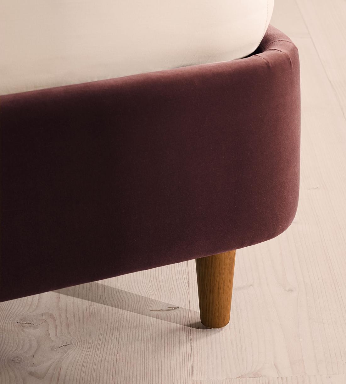 Aubrey Bed - King - Velvet - Aubergine - UK - Images - Image 5